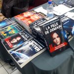 Mes romans "Le livre qui parle de toi", "L'inaccessible étoile", et "La directive Jupiter", "La fille de demain" et "C'est arrivé en avril" à l'Hyper U de Colmar - 21 février 2026