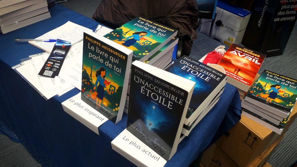 "Le livre qui parle de toi", "L'inaccessible étoile" et "C'est arrivé en avril" à l'espace culturel du Leclerc d'Altkirch