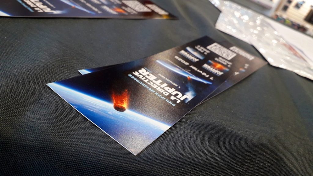 Mon marque-page de "La directive Jupiter" à l'Espace Culturel Leclerc d'Erstein