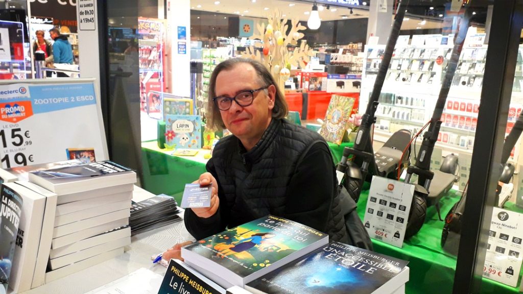 Philippe Meisburger en dédicace au Leclerc de Saint-Louis, 4 avril 2026