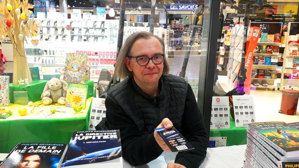 Philippe Meisburger en dédicace au Leclerc de Saint-Louis, 4 avril 2026