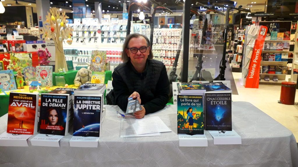 Philippe Meisburger en dédicace au Leclerc de Saint-Louis, 4 avril 2026