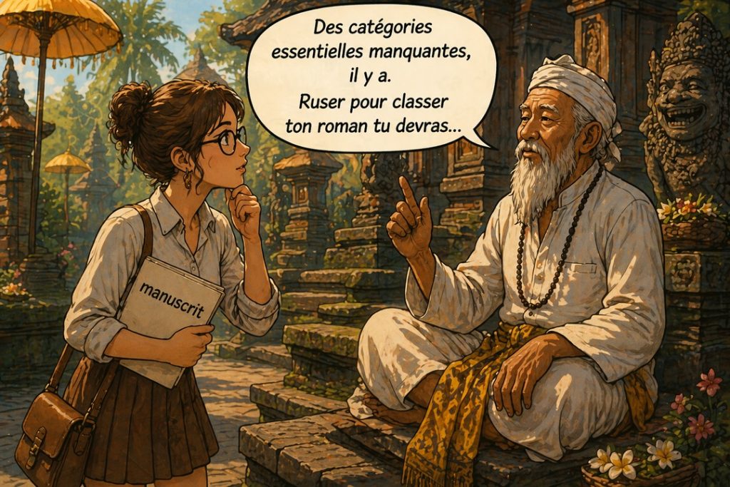 Certaines catégories essentielles sont manquantes sur Amazon. Il faut donc ruser pour classer son roman.