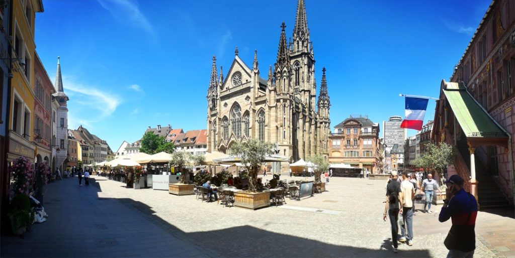 La place de la Réunion à Mulhouse - 22 mai 2026