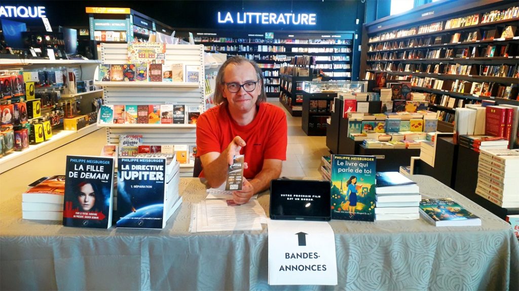 Philippe Meisburger en dédicace à l'Espace Culturel Leclerc de Lure, 13 juin 2026